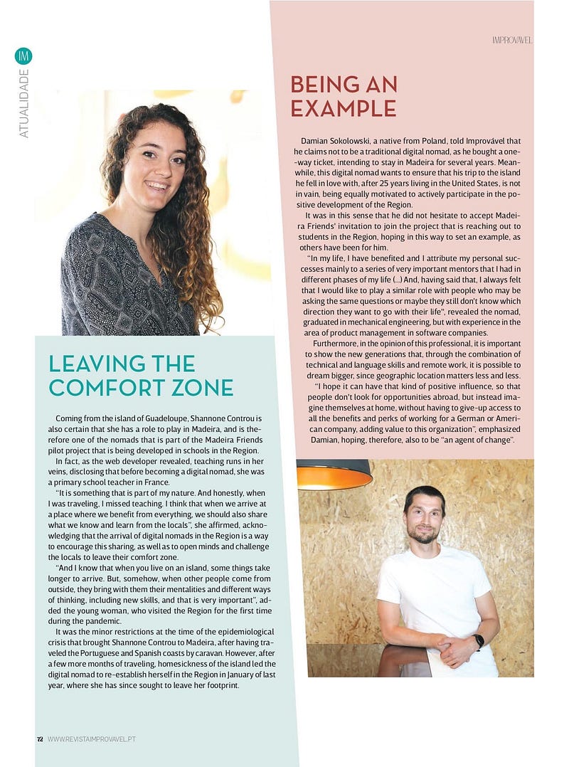 How I met the Madeira Friends baby